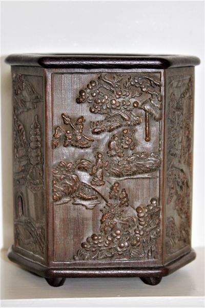 Chinese Bamboo Brush Pot