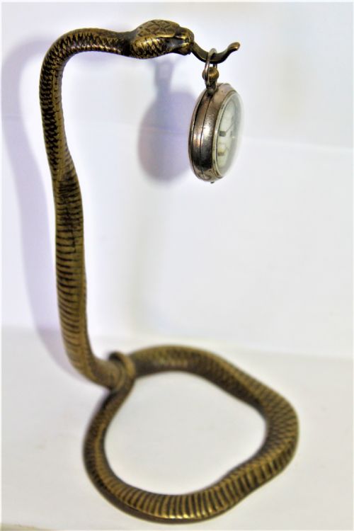 A Tall and Very Stylish Bronze / Brass Watch Stand