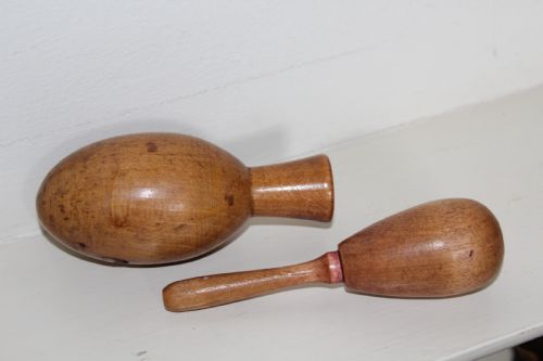 DOUBLE VINTAGE TREEN SOCK DARNER - ADDITIONAL PHOTO 2