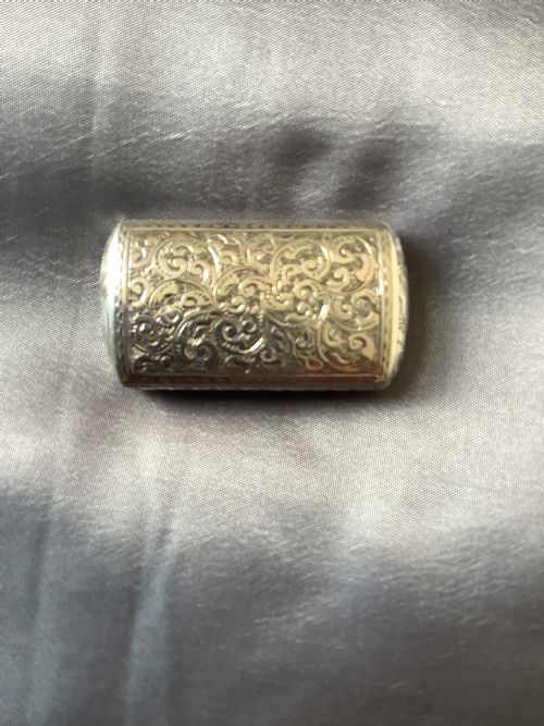 A DELIGHTFUL WAISTCOAT POCKET SILVER SNUFF BOX BIRMINGHAM CIRCA 1880 - ADDITIONAL PHOTO 5