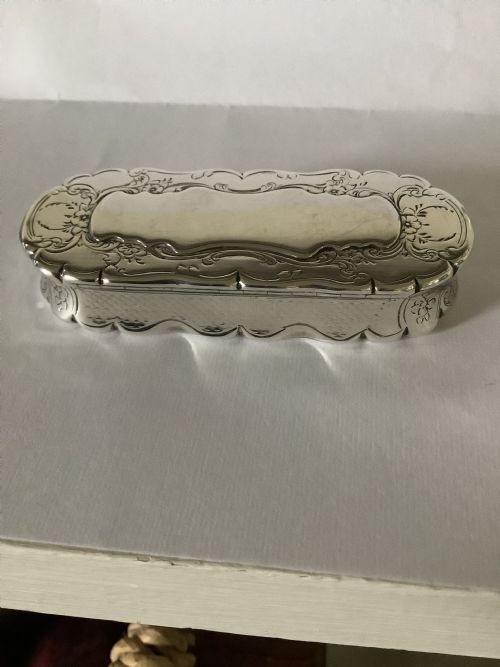 A VICTORIAN SILVER TABLE SNUFF BOX BIRMINGHAM 1862 BY FREDERICK MASON - ADDITIONAL PHOTO 2