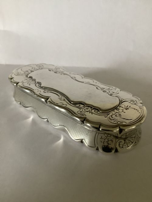 A VICTORIAN SILVER TABLE SNUFF BOX BIRMINGHAM 1862 BY FREDERICK MASON - ADDITIONAL PHOTO 6