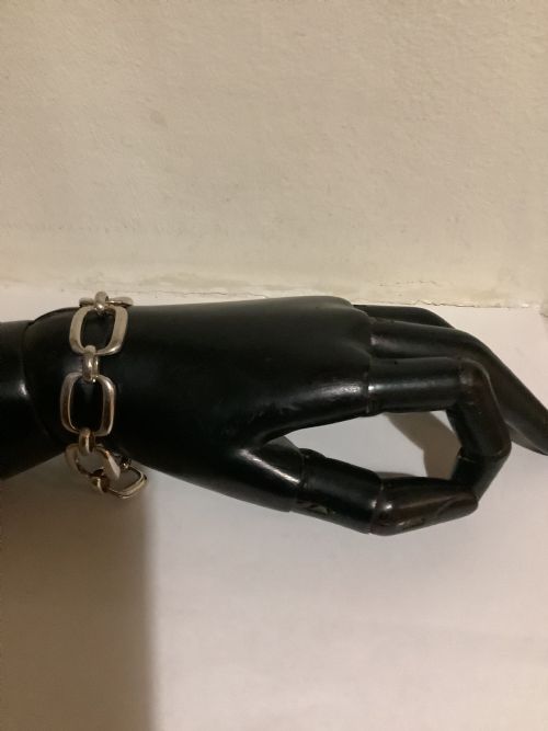 A VERY STYLISH AND ELEGANT SILVER BRACELET CIRCA 1930 - ADDITIONAL PHOTO 6