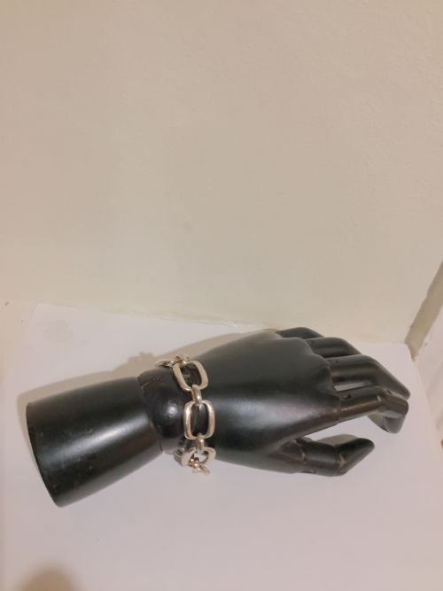 A VERY STYLISH AND ELEGANT SILVER BRACELET CIRCA 1930 - ADDITIONAL PHOTO 11