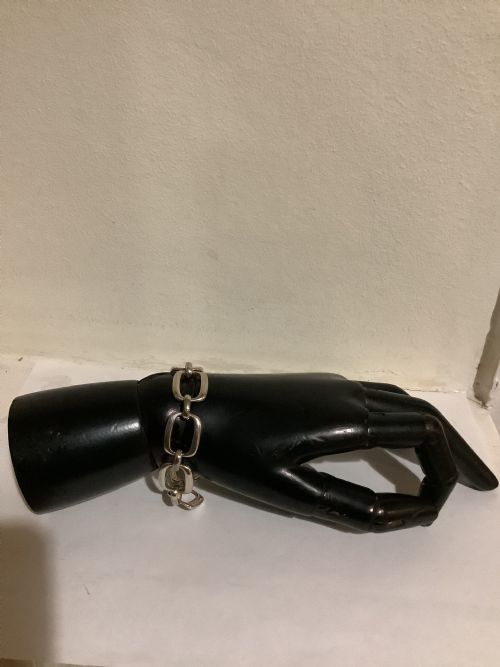 A VERY STYLISH AND ELEGANT SILVER BRACELET CIRCA 1930 - ADDITIONAL PHOTO 13