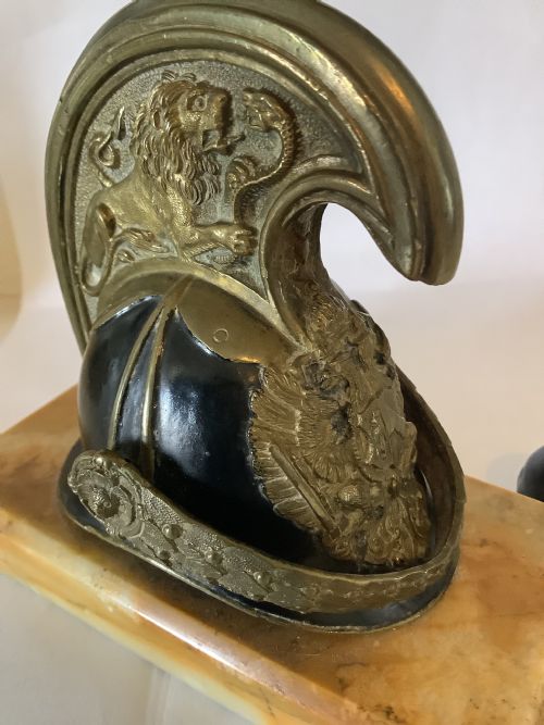 Paper Weight Model of an Officers Helmet of the Austrian Imperial Dragoon Guards