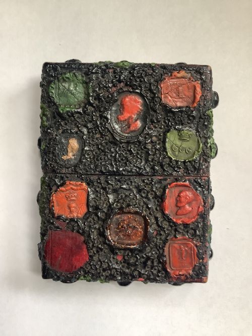 A Rare and Unusual Brutalist Calling Card Case Possibly James Bearden