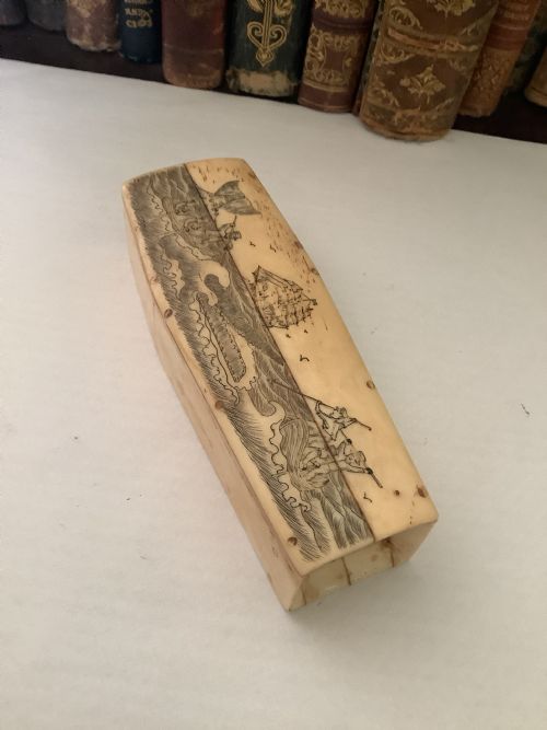 A VERY FINELY CARVED BONE MEMENTO MORI - ADDITIONAL PHOTO 2