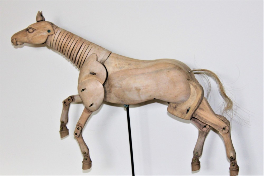 Wooden Artists Vintage Lay Horse