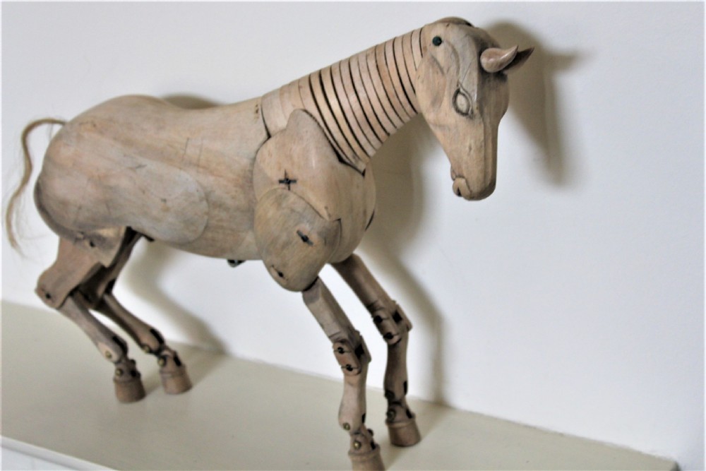 Wooden Artists Vintage Lay Horse View II