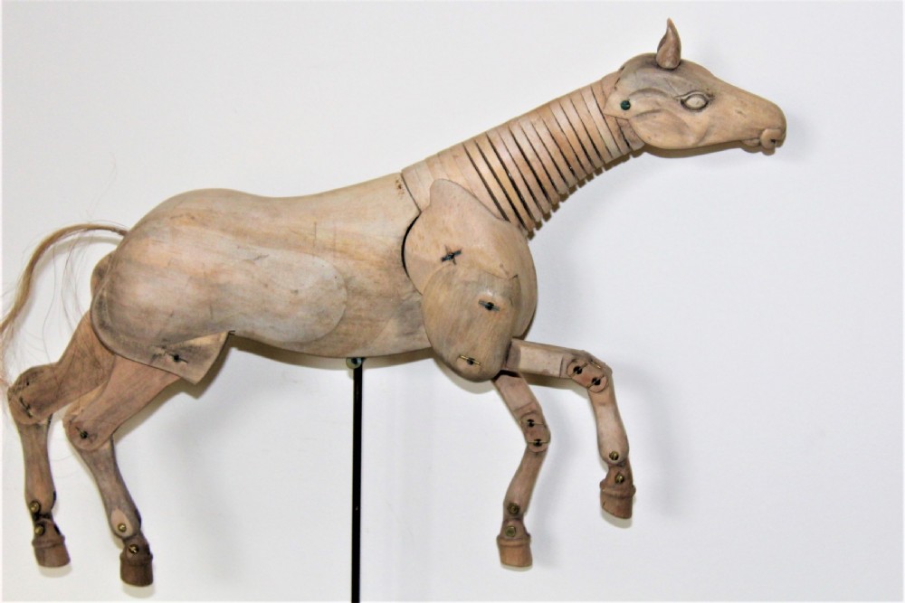 Wooden Artists Vintage Lay Horse View III