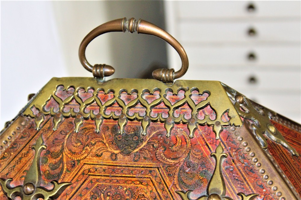 Large ethnic hand painted Nettur Petti jewellery Box from Kerala View VIII