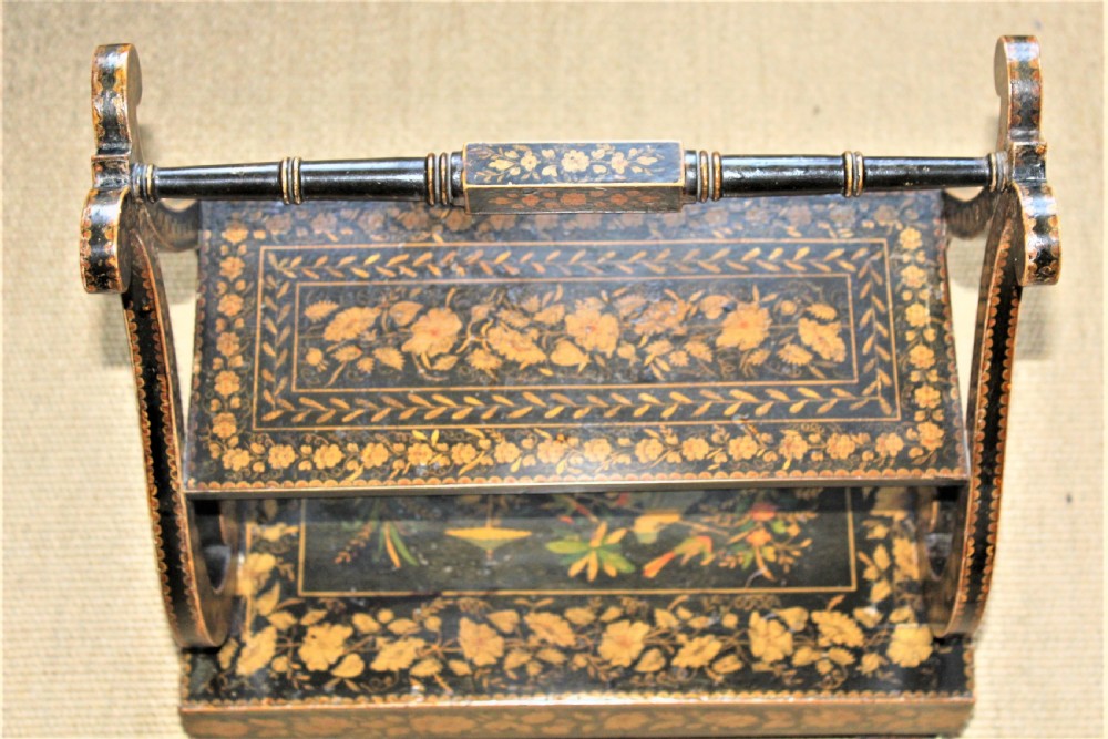 A Regency pen work table book stand in the Chinoiserie style  View II