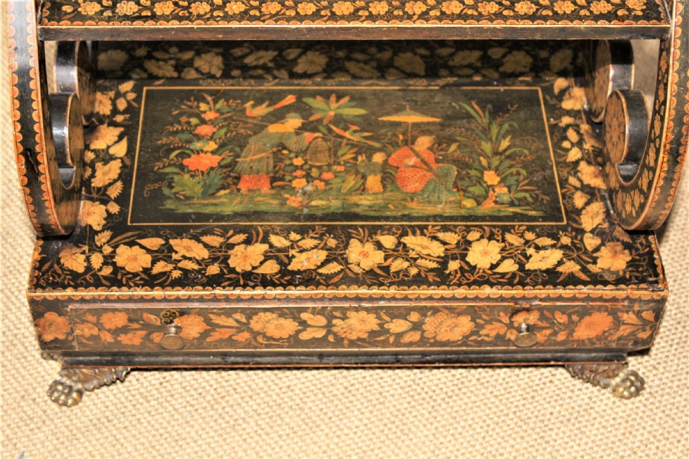 A Regency pen work table book stand in the Chinoiserie style  View VII