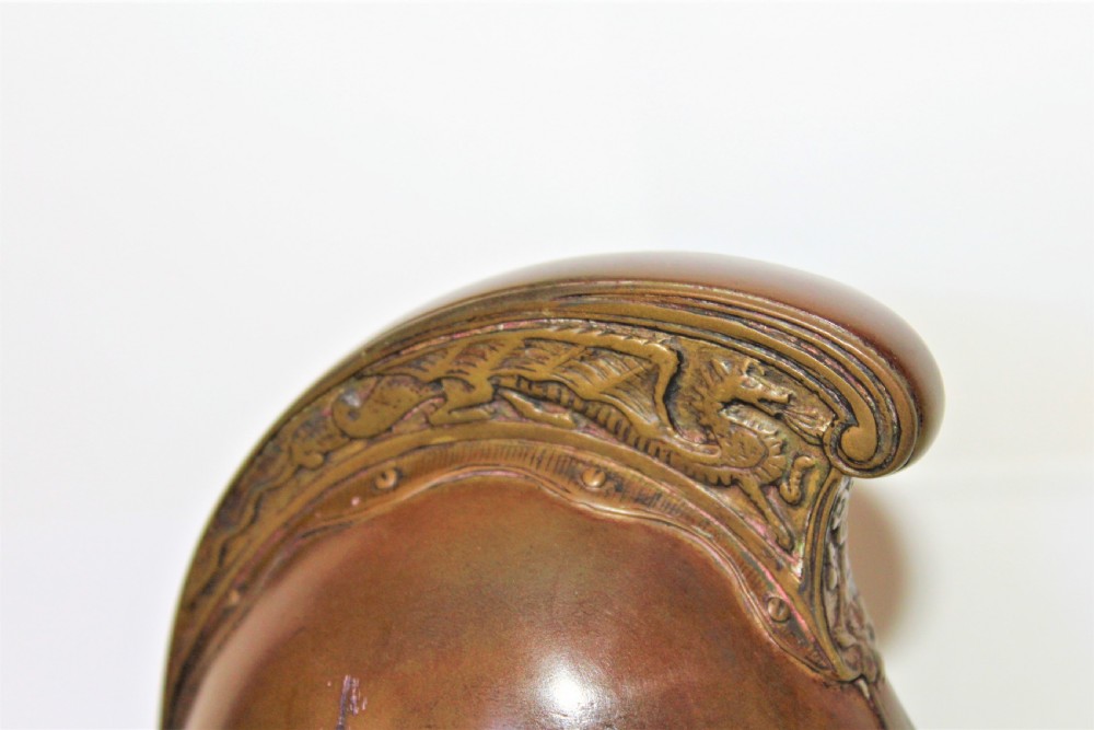 A fine quality large helmet desk paper weight  View VII