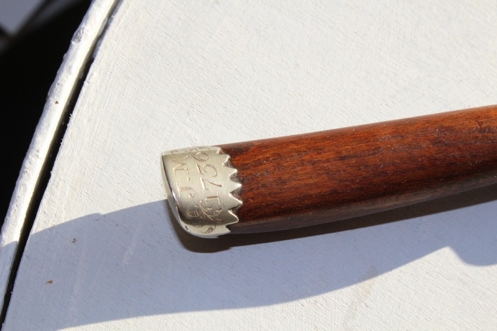 An unusual 18th Cen.carved hardwood toddy ladle made from one piece of wood  View IX