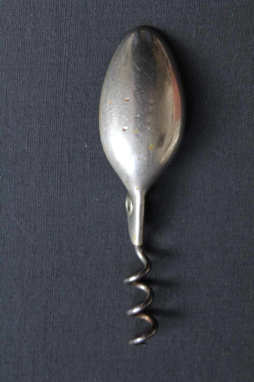 An English hazeline folding spoon and corkscrew View III