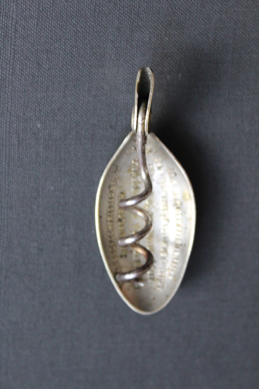 An English hazeline folding spoon and corkscrew View IV
