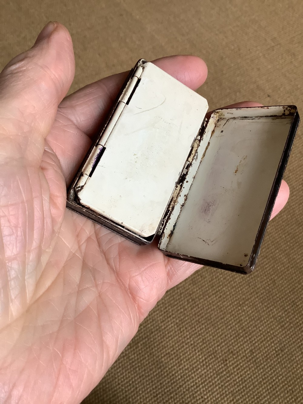 A miniature toleware artists travelling mixed paint box View VII