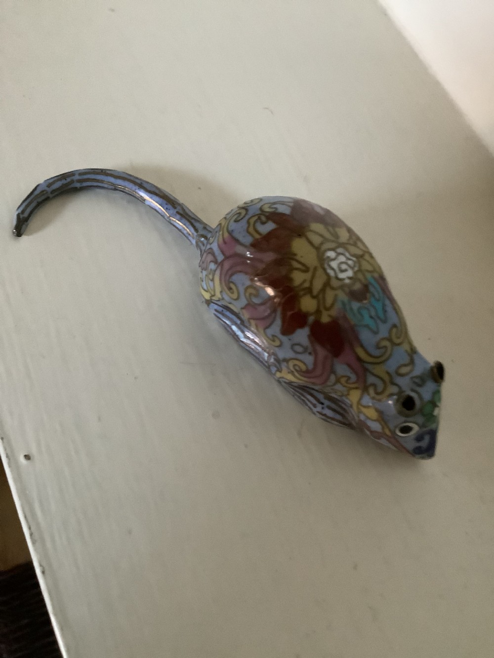A small charming Chinese cloisonne mouse  View VII