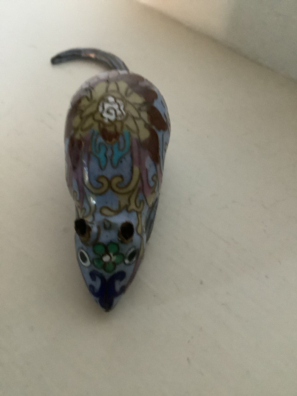 A small charming Chinese cloisonne mouse  View VI
