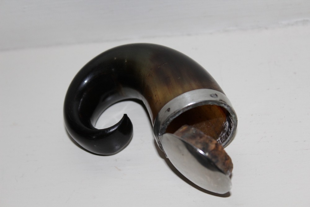 A nice size rams horn snuff mull  View III
