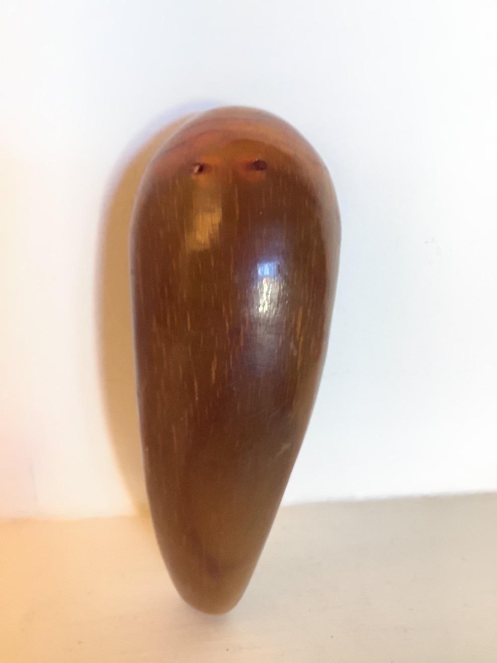 A very interesting carved horn object possibly a pendant worn by a holy man  View VII