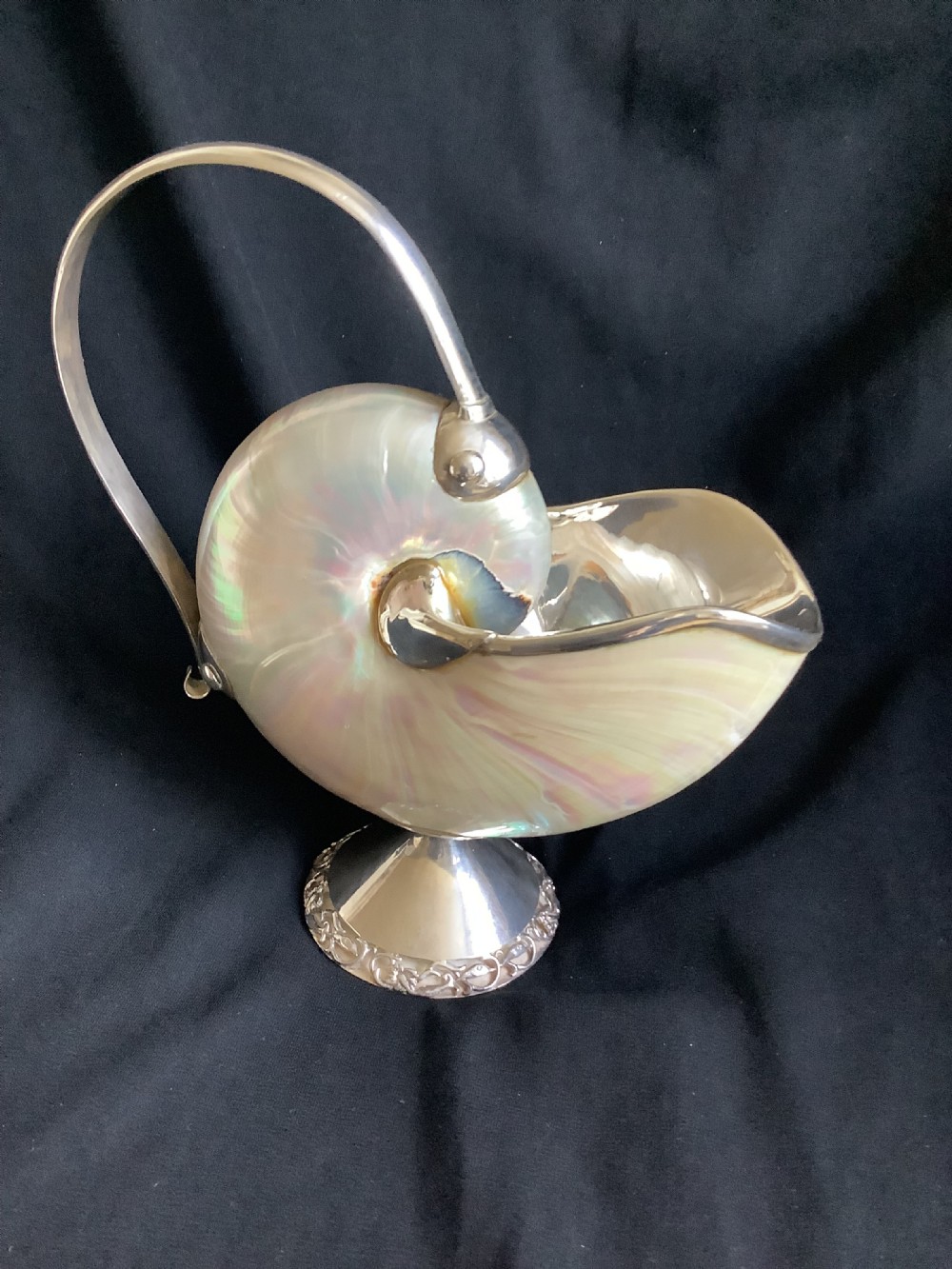 A superb and stunning nautilus shell sauce boat  View VII