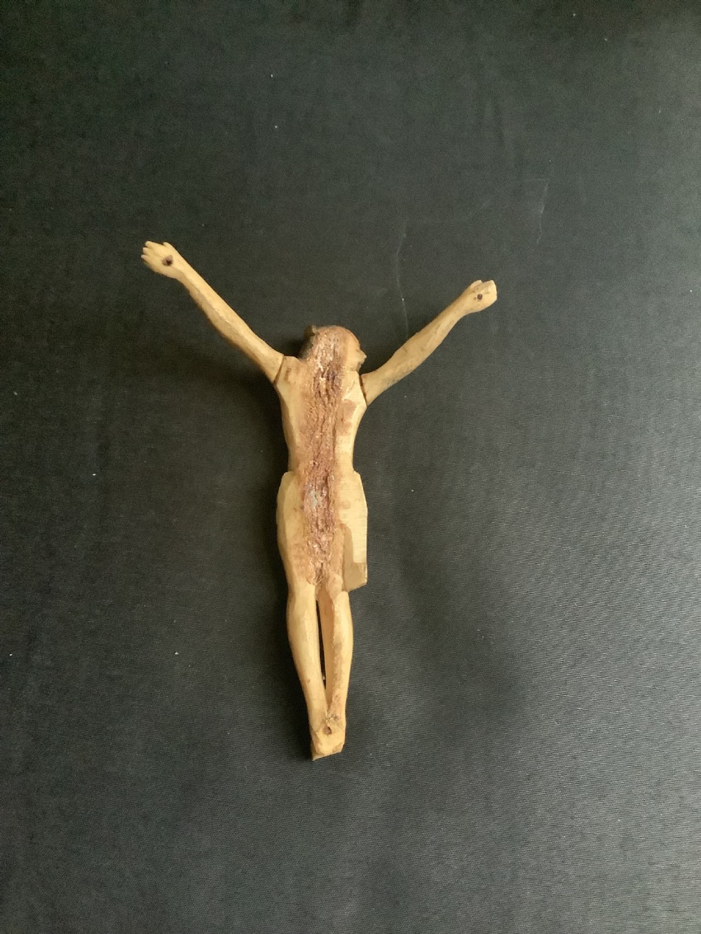 An antique carved bone Corpus Christy 17th to 18th century View VI