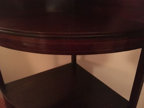 EDWARDIAN MAHOGANY CORNER WASHSTAND - ADDITIONAL PHOTO 5