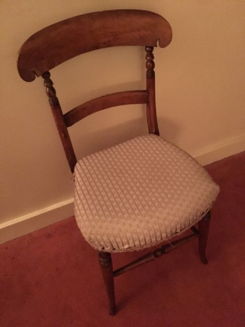 victorian fruitwood dining chair - CATEGORY: ANTIQUE CHAIRS - DATED VICTORIAN