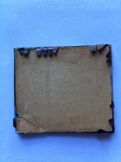 MINIATURE COLOURED ETCHING ON GLASS OF A PASTORAL SCENE - ADDITIONAL PHOTO 2