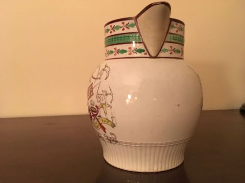 LATE 18TH CENTURY PEARLWARE FARMERS JUG - ADDITIONAL PHOTO 2