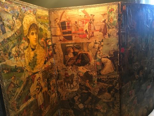fig 2. Reversible Victorian Decoupage Screen