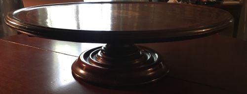 LAZY SUSAN GEORGE III MAHOGANY - ADDITIONAL PHOTO 1