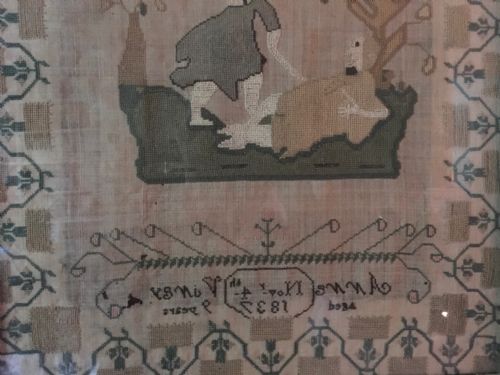 EXCEPTIONAL LATE GEORGIAN SAMPLER BY ANNE VINEY DATED 1837 - ADDITIONAL PHOTO 4
