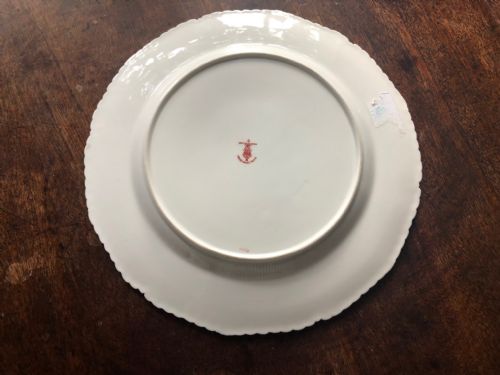 ROYAL CROWN DERBY HAND PAINTED DISPLAY PLATE WITH FLORAL DECORATION 1 - ADDITIONAL PHOTO 1