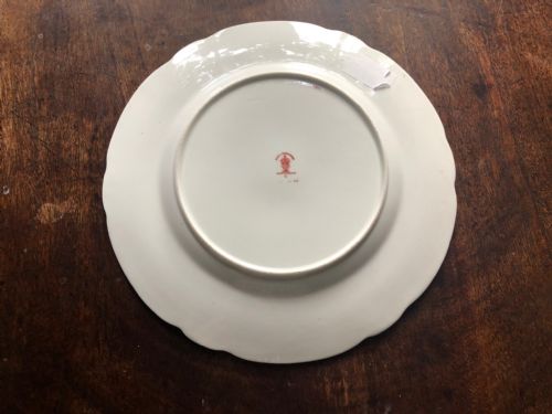 ROYAL CROWN DERBY HAND PAINTED DISPLAY PLATE WITH FLORAL DECORATION 2 - ADDITIONAL PHOTO 1