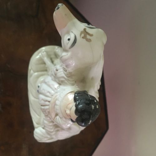 STAFFORDSHIRE GIRL WITH DOG - ADDITIONAL PHOTO 3