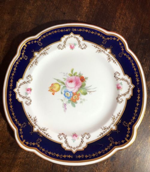 exquisite royal crown derby cabinet plate 1912 - CATEGORY: ANTIQUE PLATES - DATED 1910