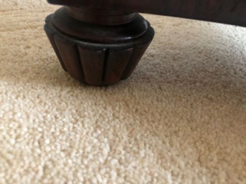 REGENCY MAHOGANY POLE SCREEN - ADDITIONAL PHOTO 5