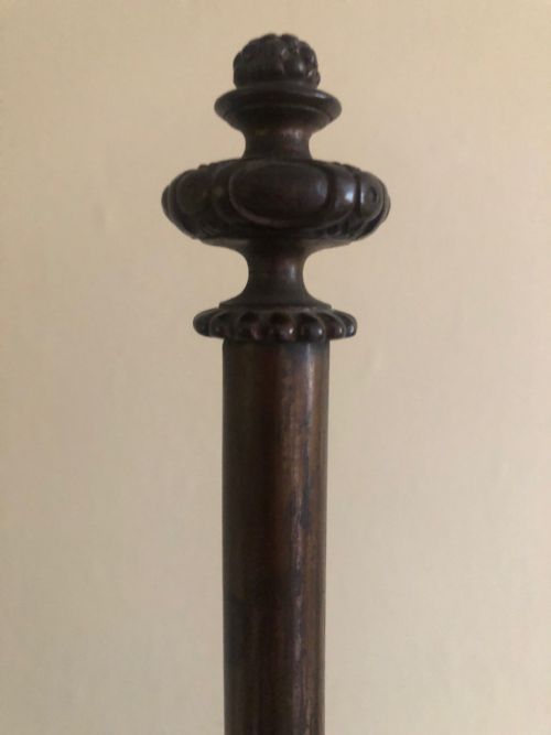 REGENCY MAHOGANY POLE SCREEN - ADDITIONAL PHOTO 6