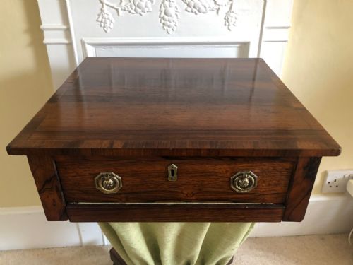 VICTORIAN ROSEWOOD WORK TABLE - ADDITIONAL PHOTO 2