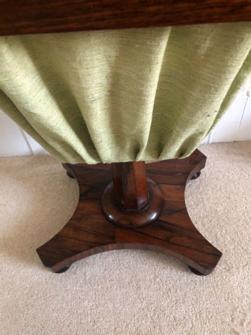 VICTORIAN ROSEWOOD WORK TABLE - ADDITIONAL PHOTO 3