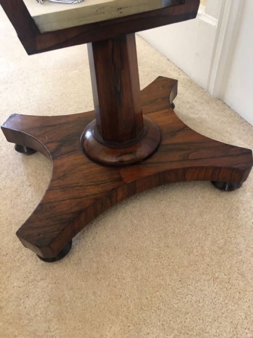 VICTORIAN ROSEWOOD WORK TABLE - ADDITIONAL PHOTO 7