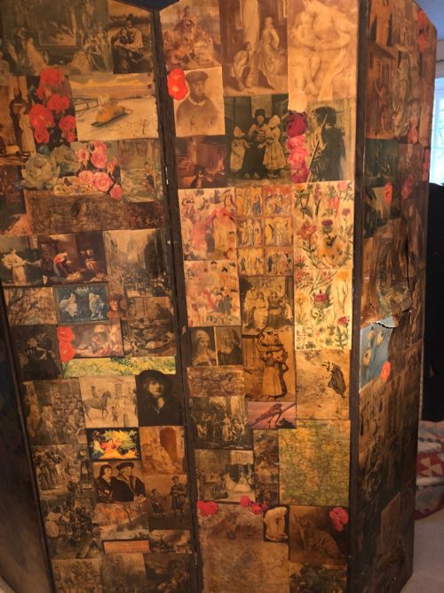 LATE VICTORIAN FOLDING DECOUPAGE SCREEN - ADDITIONAL PHOTO 1