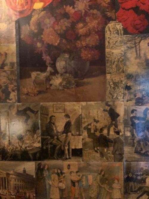 LATE VICTORIAN FOLDING DECOUPAGE SCREEN - ADDITIONAL PHOTO 4