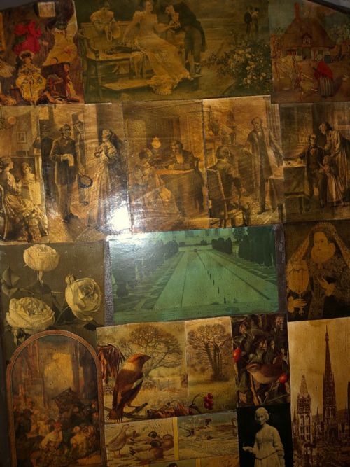 LATE VICTORIAN FOLDING DECOUPAGE SCREEN - ADDITIONAL PHOTO 5