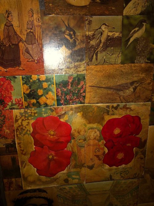 LATE VICTORIAN FOLDING DECOUPAGE SCREEN - ADDITIONAL PHOTO 6