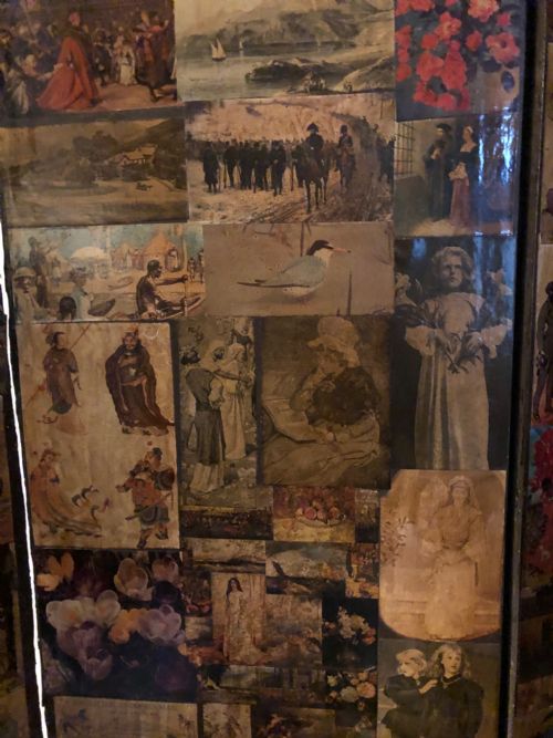 LATE VICTORIAN FOLDING DECOUPAGE SCREEN - ADDITIONAL PHOTO 10